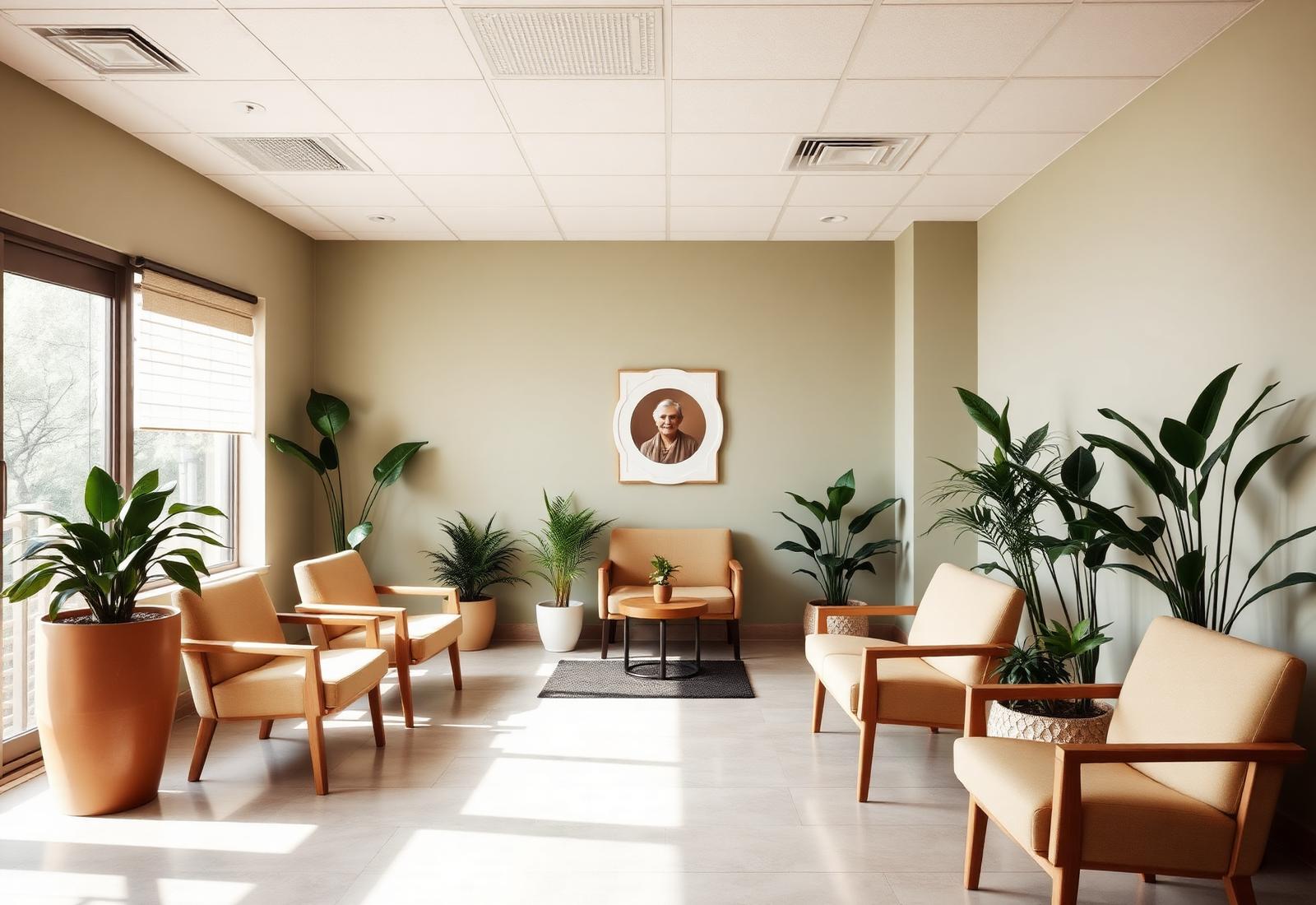 Welcoming reception area at Pankh Clinic